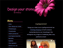 Tablet Screenshot of designyourstoma.nl